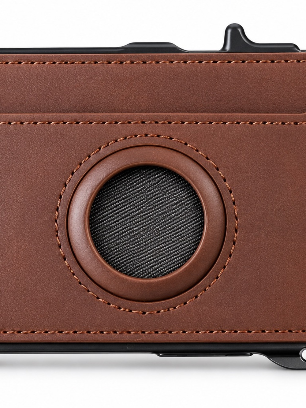 KIKVES V20 Coffee Brown Minimalist Bifold Wallet